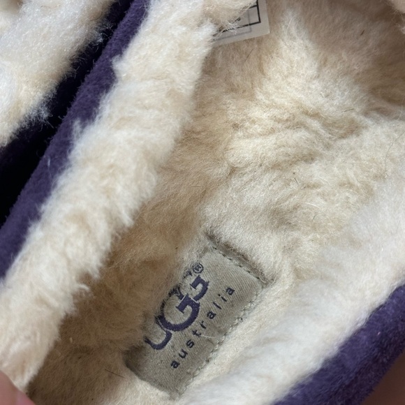 UGG Purple Suede Slippers - Picture 4 of 5